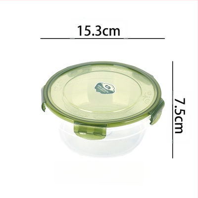 Ie3 toidukvaliteediga plastist suletud mikrolaineahju soojendusega lõunasöögikarp külmkapis hoiustamiseks krõbedama puuviljakarbi kiirnuudlikauss U-ga