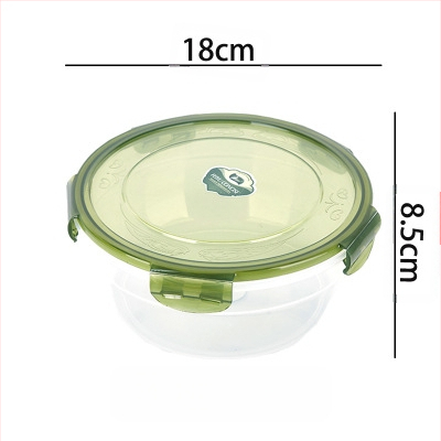 Ie3 toidukvaliteediga plastist suletud mikrolaineahju soojendusega lõunasöögikarp külmkapis hoiustamiseks krõbedama puuviljakarbi kiirnuudlikauss U-ga