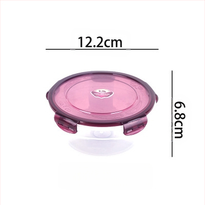 Ie3 toidukvaliteediga plastist suletud mikrolaineahju soojendusega lõunasöögikarp külmkapis hoiustamiseks krõbedama puuviljakarbi kiirnuudlikauss U-ga