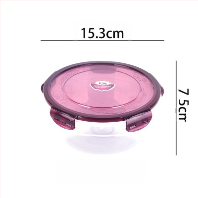 Ie3 toidukvaliteediga plastist suletud mikrolaineahju soojendusega lõunasöögikarp külmkapis hoiustamiseks krõbedama puuviljakarbi kiirnuudlikauss U-ga