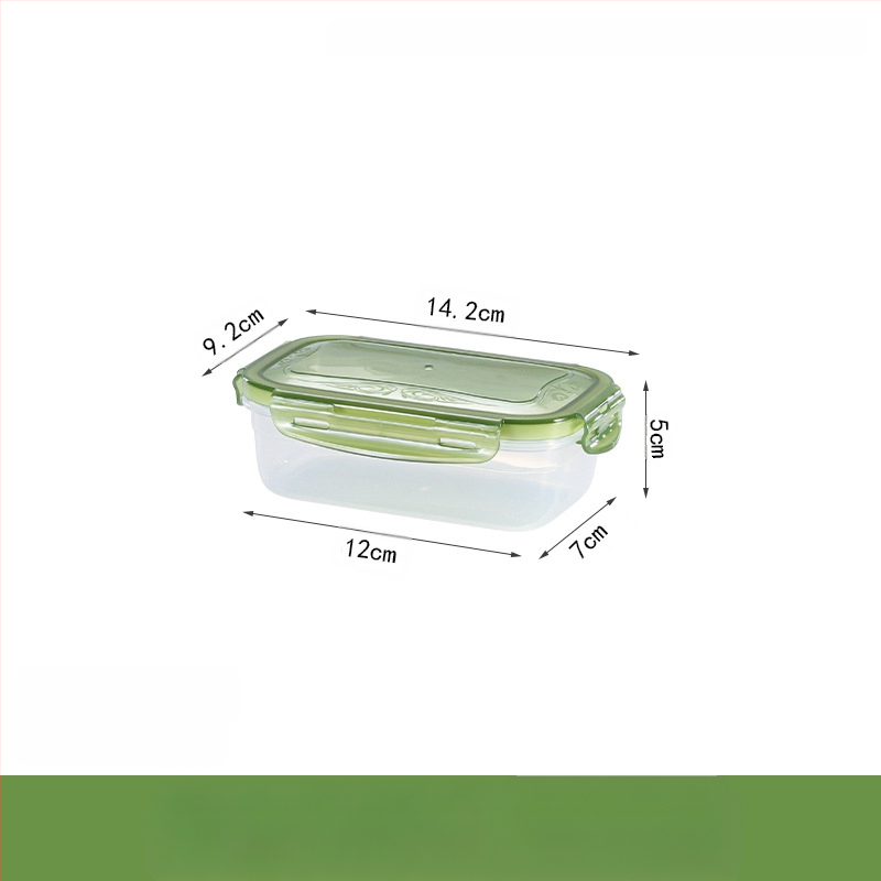 Ie3 toidukvaliteediga plastist suletud mikrolaineahju soojendusega lõunasöögikarp külmkapis hoiustamiseks krõbedama puuviljakarbi kiirnuudlikauss U-ga