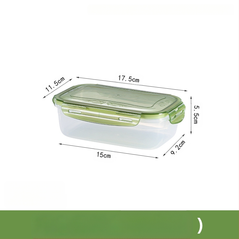 Ie3 toidukvaliteediga plastist suletud mikrolaineahju soojendusega lõunasöögikarp külmkapis hoiustamiseks krõbedama puuviljakarbi kiirnuudlikauss U-ga