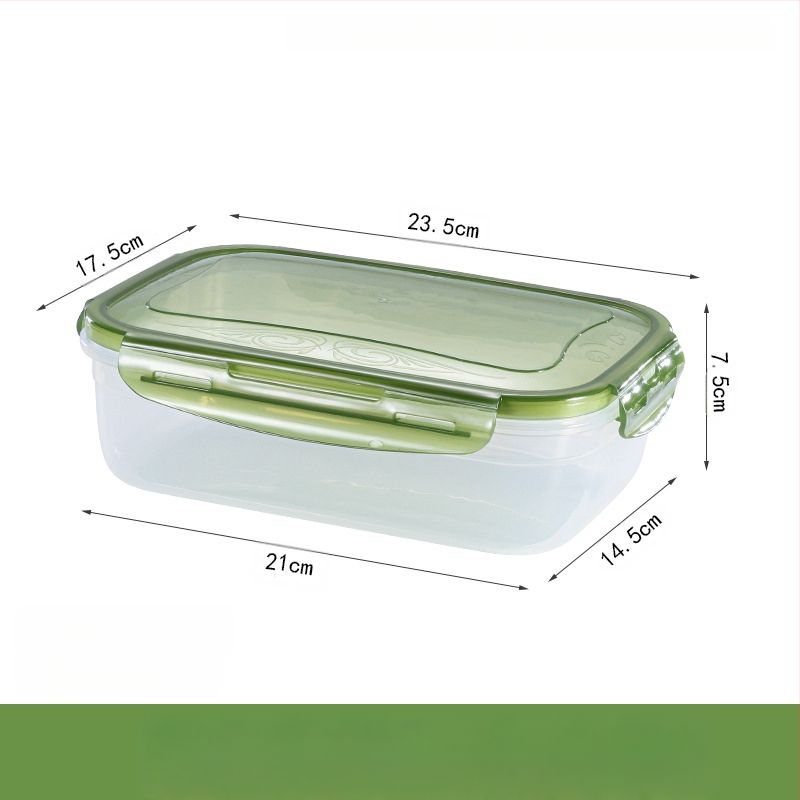 Ie3 toidukvaliteediga plastist suletud mikrolaineahju soojendusega lõunasöögikarp külmkapis hoiustamiseks krõbedama puuviljakarbi kiirnuudlikauss U-ga