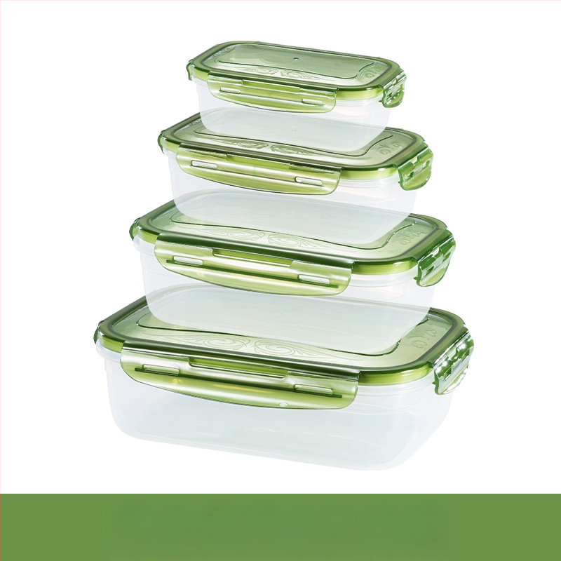 Ie3 toidukvaliteediga plastist suletud mikrolaineahju soojendusega lõunasöögikarp külmkapis hoiustamiseks krõbedama puuviljakarbi kiirnuudlikauss U-ga