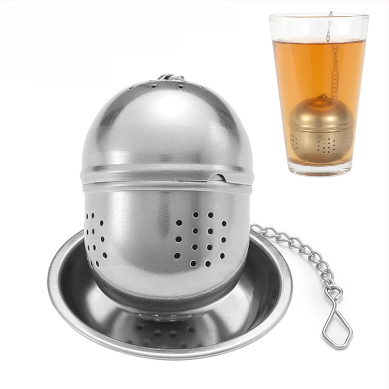 Nerūdijančio plieno pakabinamas puodelio arbatos sietelis modernus arbatos gaminimo artefaktas biuro arbatos čiaupas su specialiu padėklu, įvairių raštų pasirinktinai