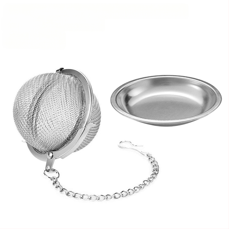 Nerūdijančio plieno pakabinamas puodelio arbatos sietelis modernus arbatos gaminimo artefaktas biuro arbatos čiaupas su specialiu padėklu, įvairių raštų pasirinktinai