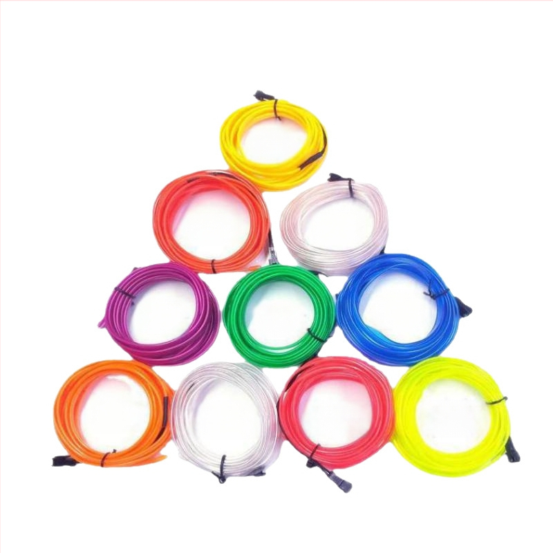 Šviesos linijos šviesa rankų darbo šviesa „pasidaryk pats“ neoninė šviesa medžiagos modelis mini LED šviesos viela plona geležinė viela šalta šviesa virvė šviesa