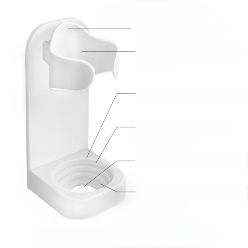 Elektrinio dantų šepetėlio laikiklio laikymo lentynėlė Dantų šepetėlio pagrindas Prie sienos tvirtinamas paprastas dantų šepetėlio laikiklis Kasdienių reikmenų dantų šepetėlio laikiklis