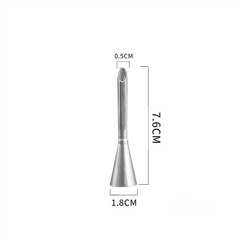 304 nerūdijančio plieno dekoravimo antgalis, pūstas antgalis, 3 dalių rinkinys, torto kremo dekoravimo kepimo įrankiai, „pasidaryk pats“, tiesioginis pardavimas iš gamyklos