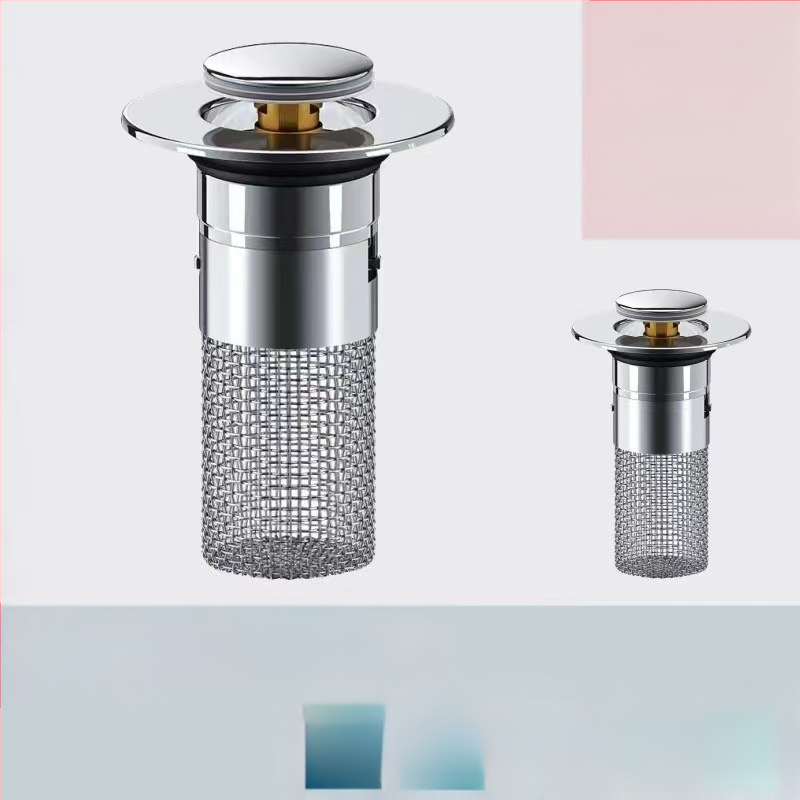 Νιπτήρας μπάνιου με φίλτρο γενικής χρήσης, τάπα διαρροής, συρτάρι νερού, ανθεκτικό στα έντομα, ανθεκτικό στις οσμές, πυρήνας φίλτρου κατά του μπλοκαρίσματος