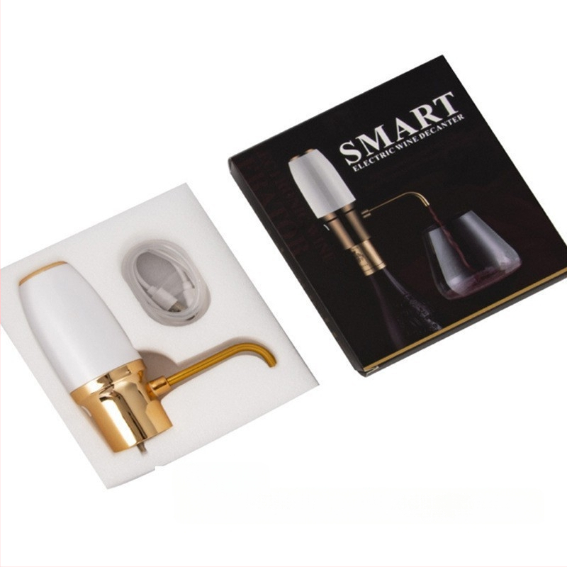 Automatinis nešiojamas elektroninis vyno dekanteris Elektrinis slėgio vyno dozatorius vyno vyno vyno vadovas verslo dovanos