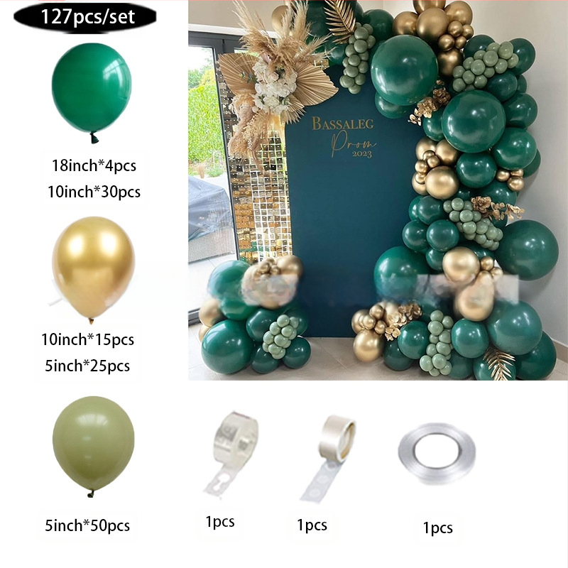 Retro žalios rožės raudono baliono kostiumas gimtadienio vestuvių latekso balionų dekoracija drabužių vakarėlio balionų arka