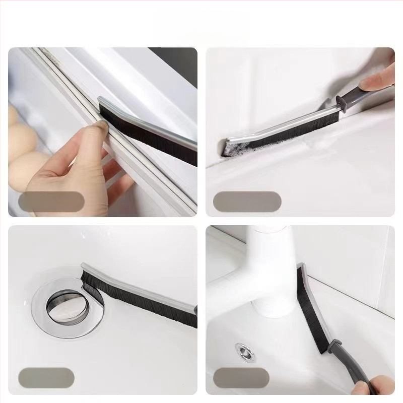 Vannitoa vahehari metallist stiilis multifunktsionaalne pika varrega vahehari vannitoale vannitoa puhastushari [YT8]