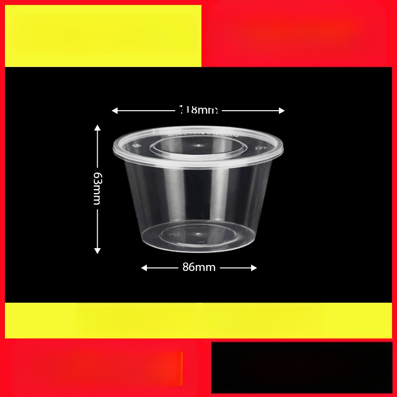 Vienkartinė pietų dėžutė, sutirštinta pakuotė, stačiakampė apvali dubenėlė, plastikinė pietų dėžutė, greitas maistas su dangteliu, iškylos šildymas