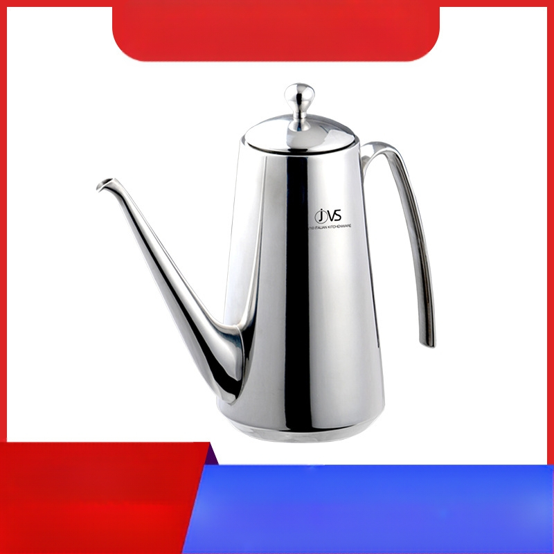 Italija JVS aliejaus puodas 304 nerūdijančio plieno aliejaus butelis Buitinis maistinis be aliejaus nepralaidus virtuvės aliejaus laikymo indas