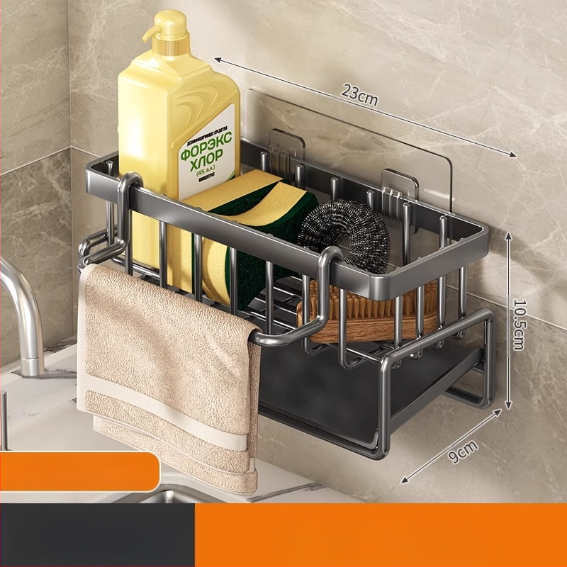 Virtuvės laikymo lentynėlė, skudurų laikymo lentynėlė, nusausinimo lentynėlė, be perforatoriaus, buitinė prieskonių lentynėlė, kriauklės maišytuvas, kriauklės artefaktas