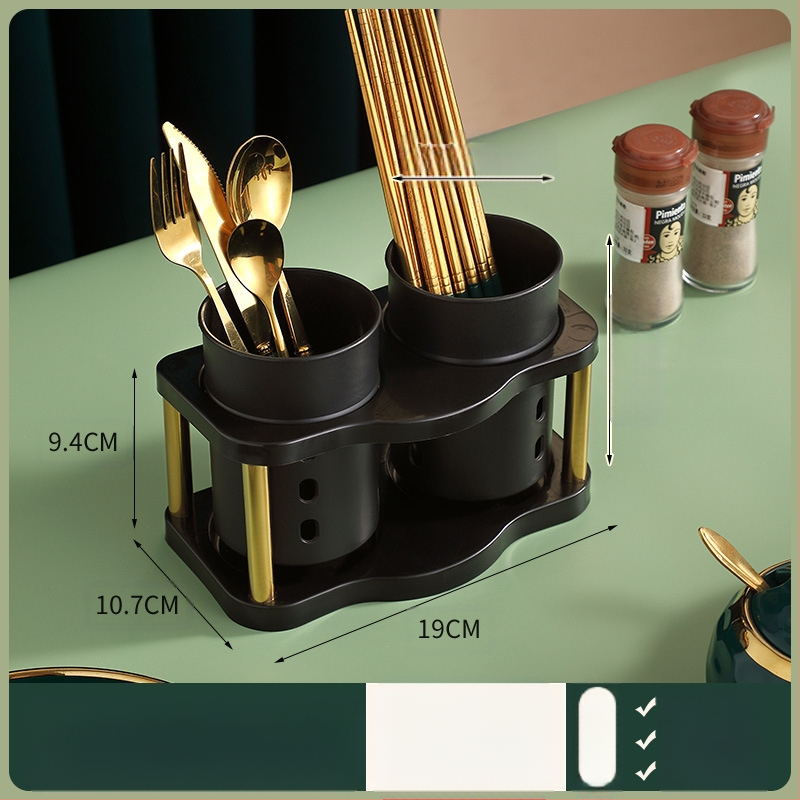 Populaarne noahoidja, söögipulkade toru, multifunktsionaalne köögiriiul, nugade ja kahvlite hoiuriiul