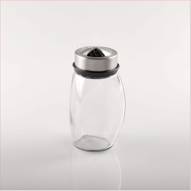 Virtuvės reikmenys Stiklinis prieskonių butelis Besisukantis rinkinys Nerūdijančio plieno prieskonių indelis Prieskonių indelis Prieskonių butelių stovas Prieskonių dėžutė