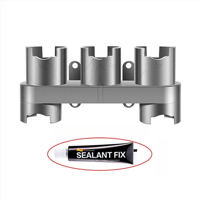 Подходящ за скоба за съхранение на всмукателна глава на прахосмукачка Dyson V6, стойка без отвори V7/V8, аксесоари без пирони с пет отвора V10/V11