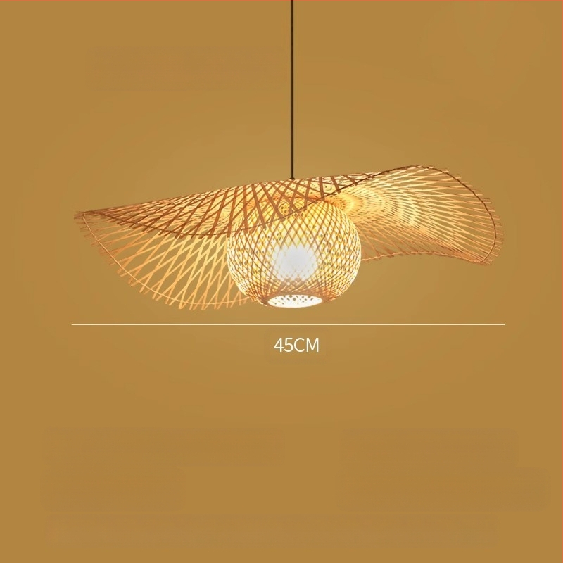 Bambusz csillár, bambusz művészet, zen teaszoba, kínai étterem, otthoni elhelyezés, japán, rattan, lámpa, retró, kreatív, művészet, lámpaernyő