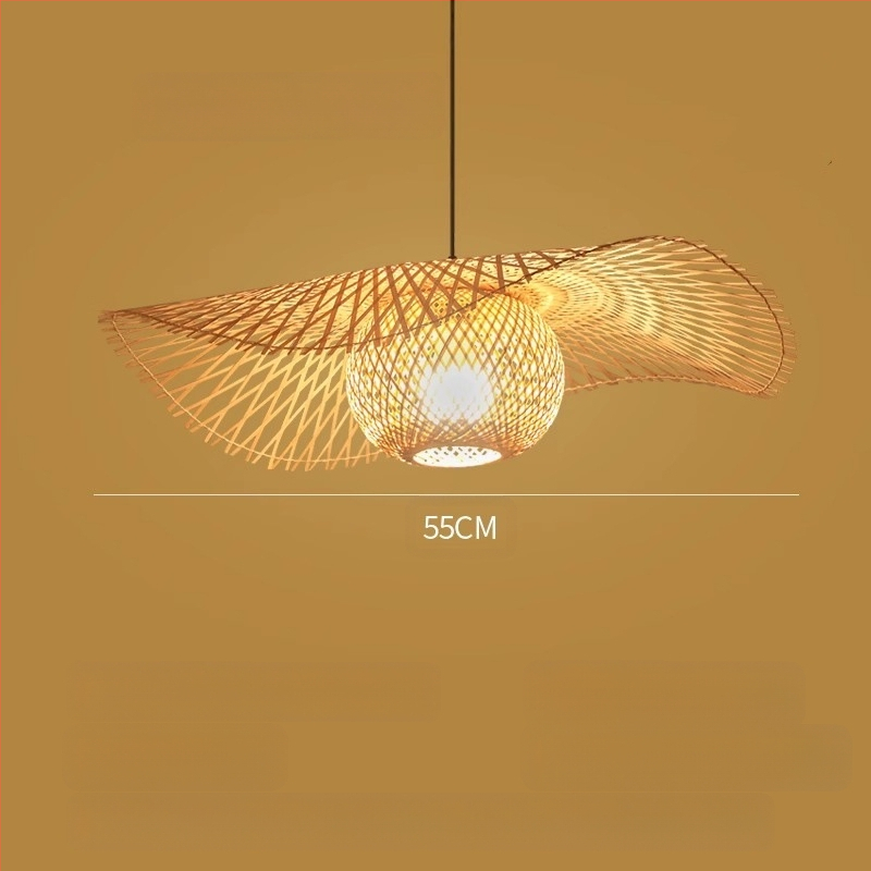 Bambusz csillár, bambusz művészet, zen teaszoba, kínai étterem, otthoni elhelyezés, japán, rattan, lámpa, retró, kreatív, művészet, lámpaernyő