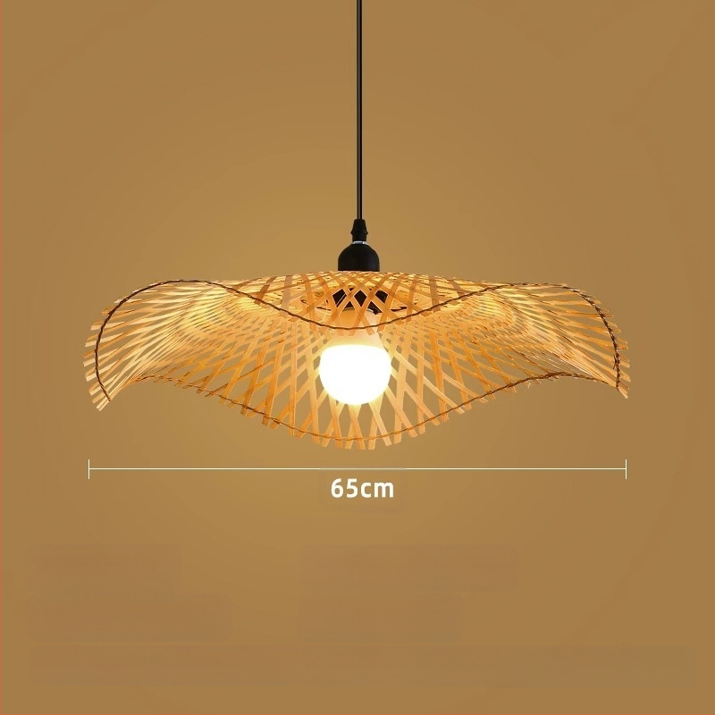 Bambusz csillár, bambusz művészet, zen teaszoba, kínai étterem, otthoni elhelyezés, japán, rattan, lámpa, retró, kreatív, művészet, lámpaernyő