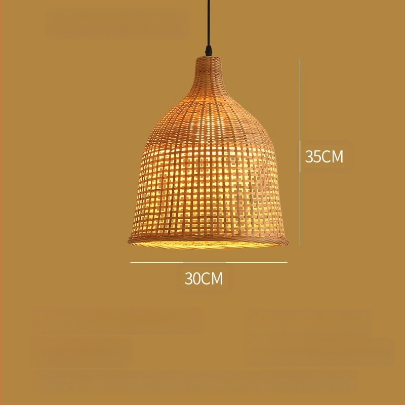 Bambusz csillár, bambusz művészet, zen teaszoba, kínai étterem, otthoni elhelyezés, japán, rattan, lámpa, retró, kreatív, művészet, lámpaernyő