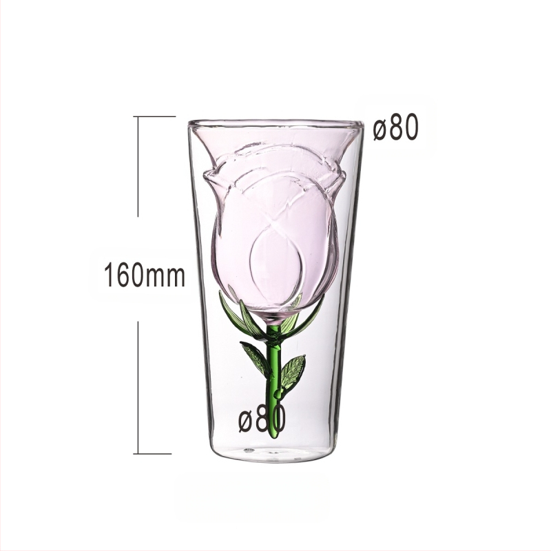 Δημιουργικό Ρομαντικό Ποτήρι Αγάπης από Γυαλί, Υψηλής Εμφάνισης Λευκό Κρασί, Δώρο Ποτήρι για Δώρα Αρραβώνα