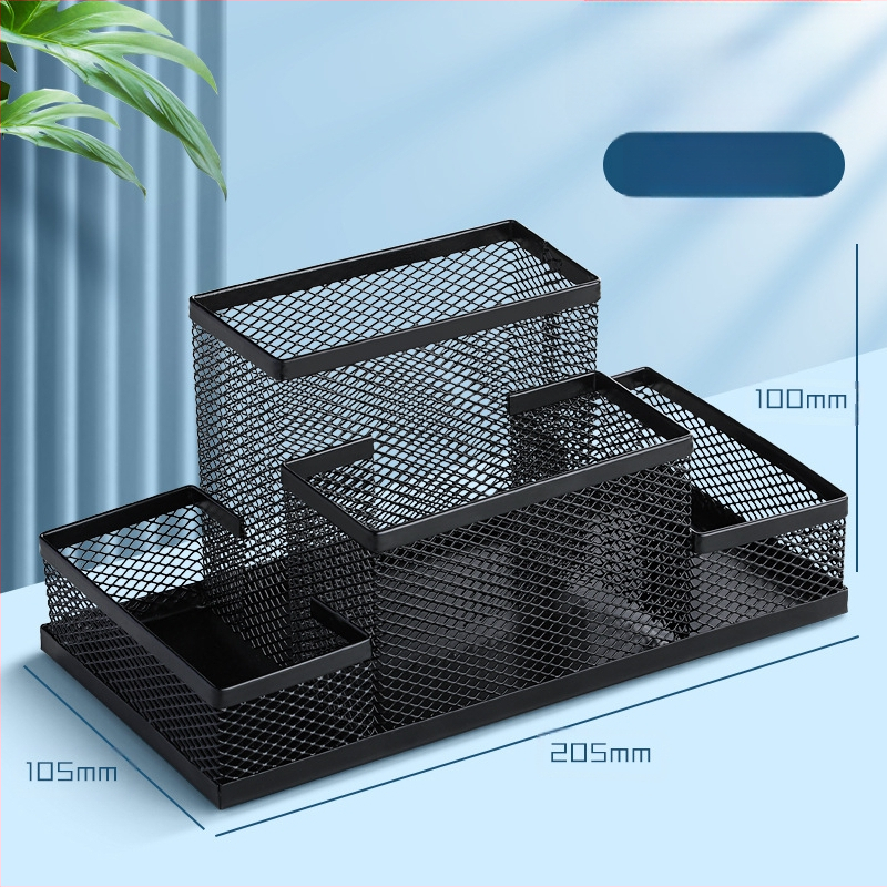 Daudzfunkcionāls metāla pildspalvu turētājs ar lielu ietilpību pildspalvu turēšanai studentu kancelejas preču pildspalvu turētājs pildspalvu turētāja glabāšanai radošiem biroja piederumiem