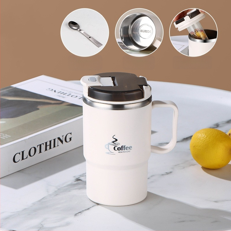 Piiriülene kuummüügis kruus, väärtuslik õlgtass, roostevabast terasest kohvitass, kaasaskantav mugav tee- ja veeeralduskruus