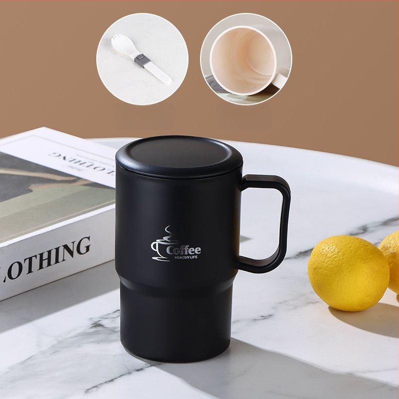 Piiriülene kuummüügis kruus, väärtuslik õlgtass, roostevabast terasest kohvitass, kaasaskantav mugav tee- ja veeeralduskruus