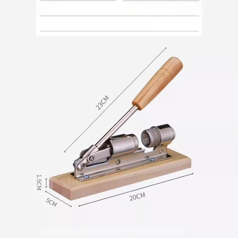 Yunfengi käsitsi lükatav mehaaniline galvaniseerimismasin kuldne mehaaniline kreeka pähkli masin mutterklamber avatud kreeka pähkli seade värske kreeka pähkli klamber täistera