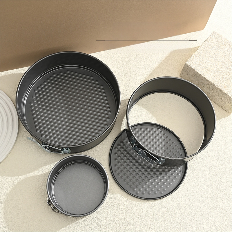 4-7-9 kerek tortaforma zárcsatos élő aljú sütőforma szénacél sütőforma torta sütőforma