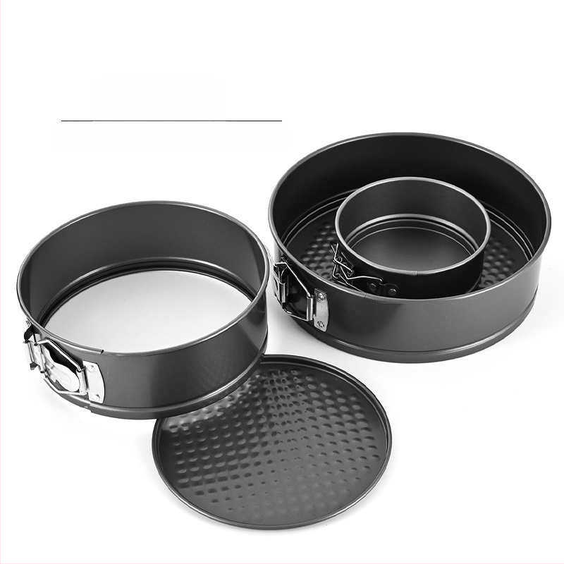 4-7-9 kerek tortaforma zárcsatos élő aljú sütőforma szénacél sütőforma torta sütőforma