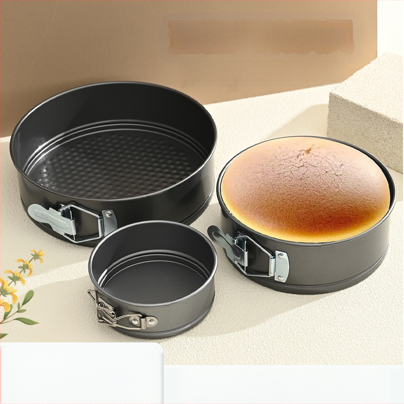 4-7-9 kerek tortaforma zárcsatos élő aljú sütőforma szénacél sütőforma torta sütőforma