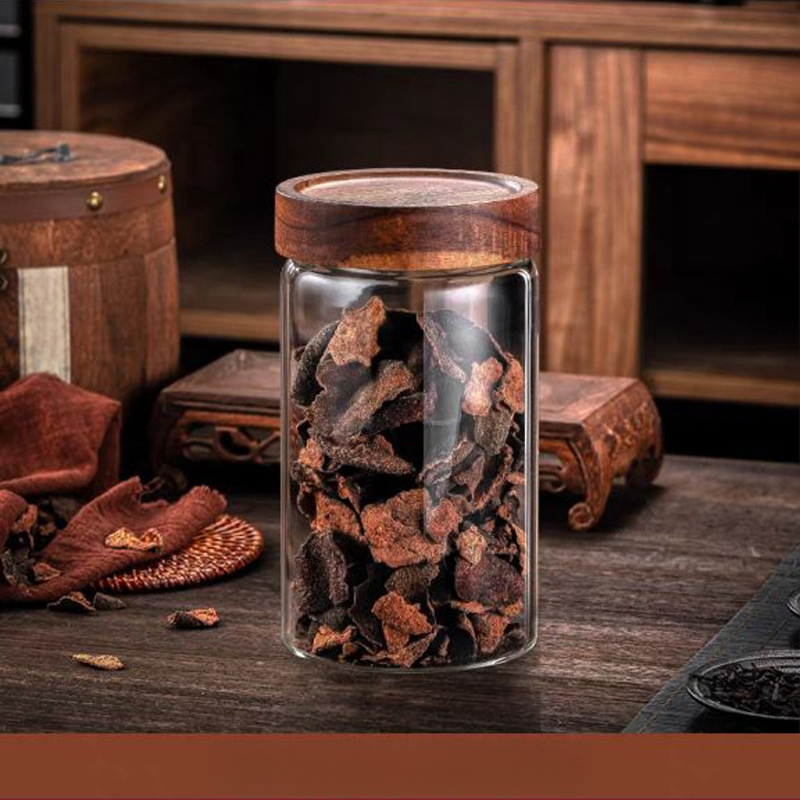 Perikarpiumi säilituspurgi kuivatamine, spetsiaalne suur kõrge borosiilikaatklaasist suletud purk, tee- ja ravimipurk, niiskuskindel säilituspudel