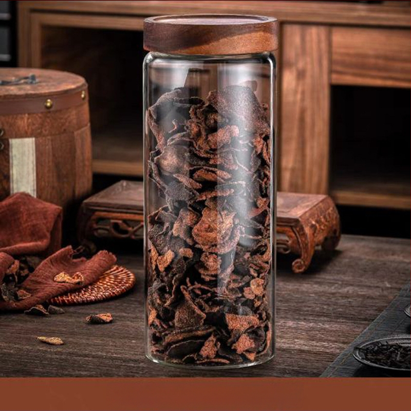 Perikarpiumi säilituspurgi kuivatamine, spetsiaalne suur kõrge borosiilikaatklaasist suletud purk, tee- ja ravimipurk, niiskuskindel säilituspudel