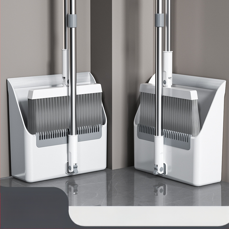 Šluota, šiukšlių semtuvėlis, kombinuotas buitinis šluotas, nelimpantis plaukų paviršius, sulankstoma šluota, didelis aliuminio lydinio šiukšlių kastuvas