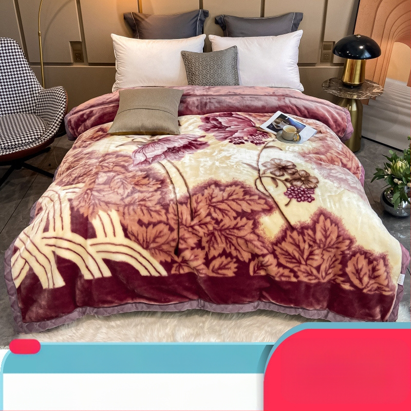 „Lashall“ vilnonė žieminė sutirštinta flanelinė šilta antklodė vienviečiam asmeniui bendrabučio studentui koralų flanelinė