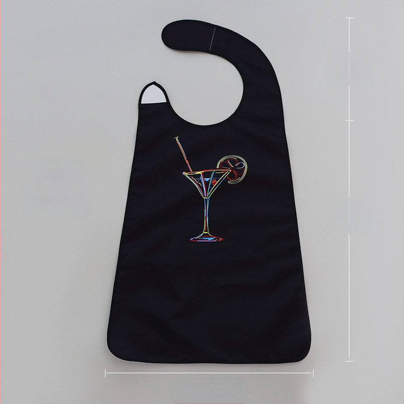 Лигавник за хранене за възрастни, устойчив на масло, устойчив на пръски, специален лигавник за гореща тенджера с ориз, персонализиран лигавник за възрастни, водоустойчив, моден гащеризон