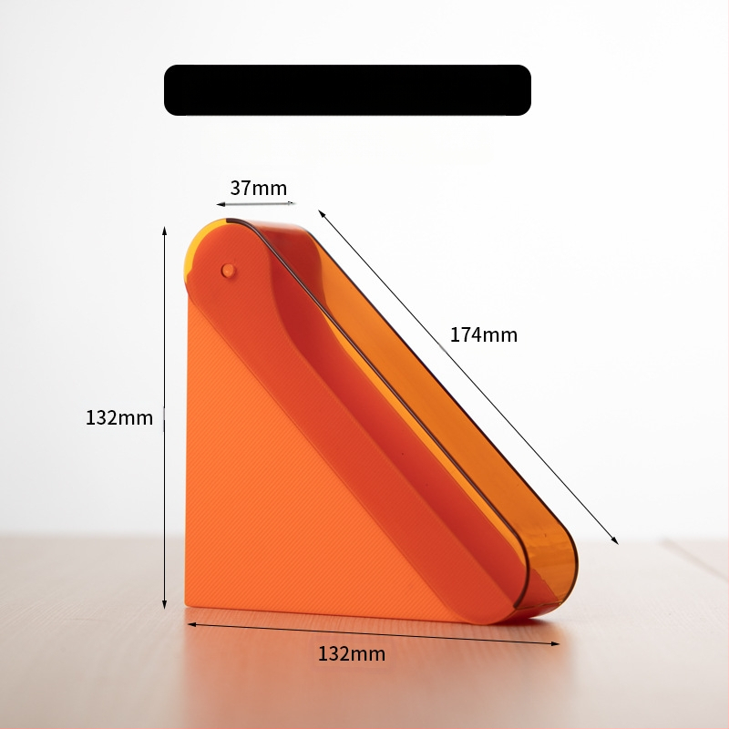 Tasuta saatmine Akrüülist tolmukindel käsitsi pestud kohvifiltripaberi karbi hoiukarp Rippuv kõrvafiltripaberi hoidik v60 Lehvikukujuline universaalne