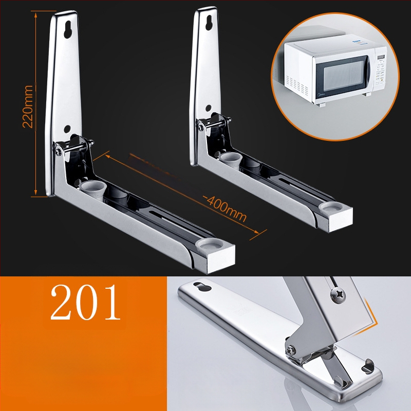 ✅ Prie sienos tvirtinamas virtuvės laikymo stovas su ištraukiamu laikikliu, storintas orkaitės stovas, 304 nerūdijančio plieno mikrobangų krosnelės stovas