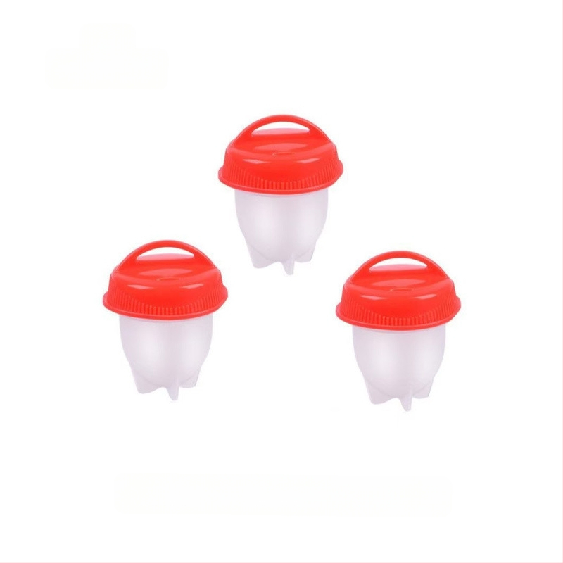 Трансгранично готвене на яйца, незалепващ силиконов уред за готвене на яйца на пара, чаша за яйца с висока температура, креативна чаша за яйца на пара, кухненски съдове на едро