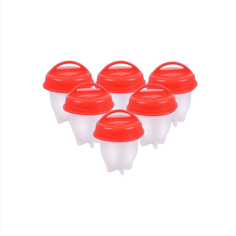 Трансгранично готвене на яйца, незалепващ силиконов уред за готвене на яйца на пара, чаша за яйца с висока температура, креативна чаша за яйца на пара, кухненски съдове на едро