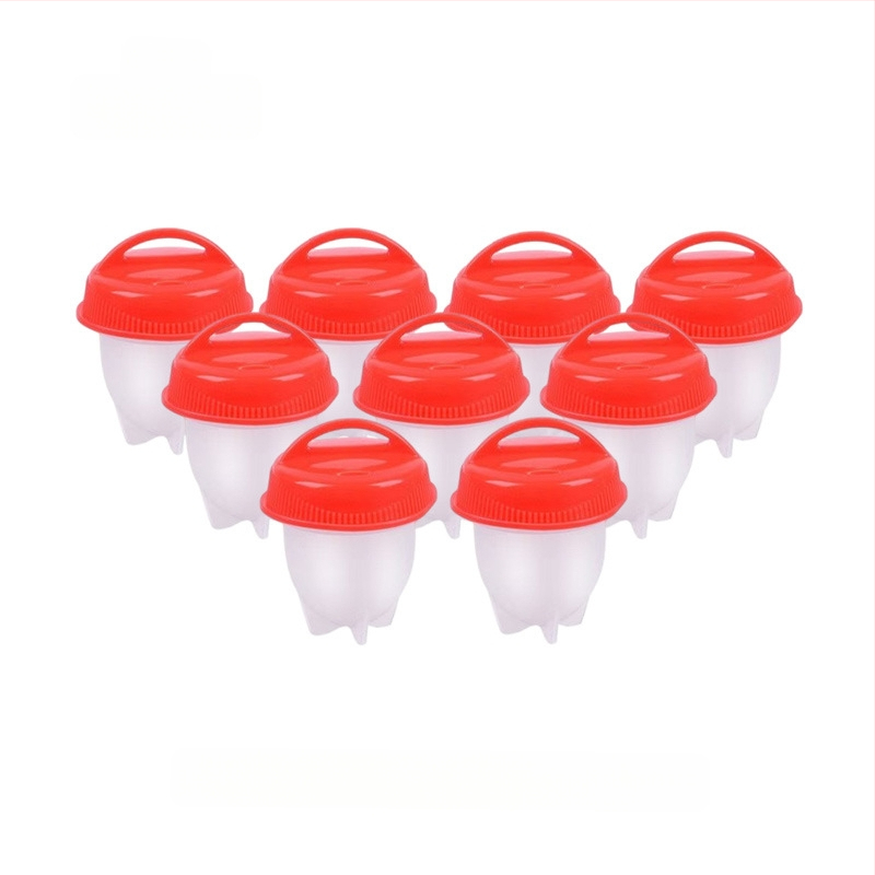 Трансгранично готвене на яйца, незалепващ силиконов уред за готвене на яйца на пара, чаша за яйца с висока температура, креативна чаша за яйца на пара, кухненски съдове на едро