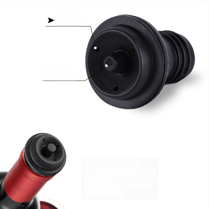 Tarpvalstybinis vyno vakuuminis vyno kamštis iš nerūdijančio plieno oro pompos, vieno siurblio ir dviejų kištukų vakuuminio konservavimo kamštis, silikoninis vyno kamštis