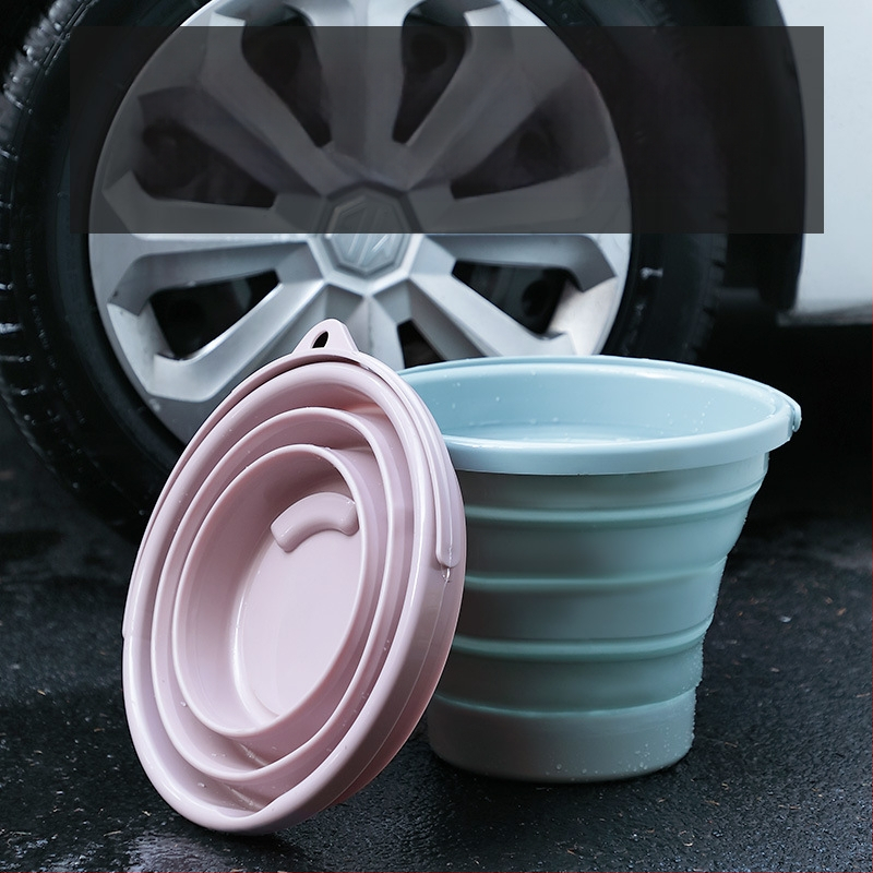 Sulankstomas kibiras Didelis buitinis nešiojamas maudymosi kojų mirkymo automobilio kelionių žvejybos dydžio plastikinis kibiras vaikams ir suaugusiems