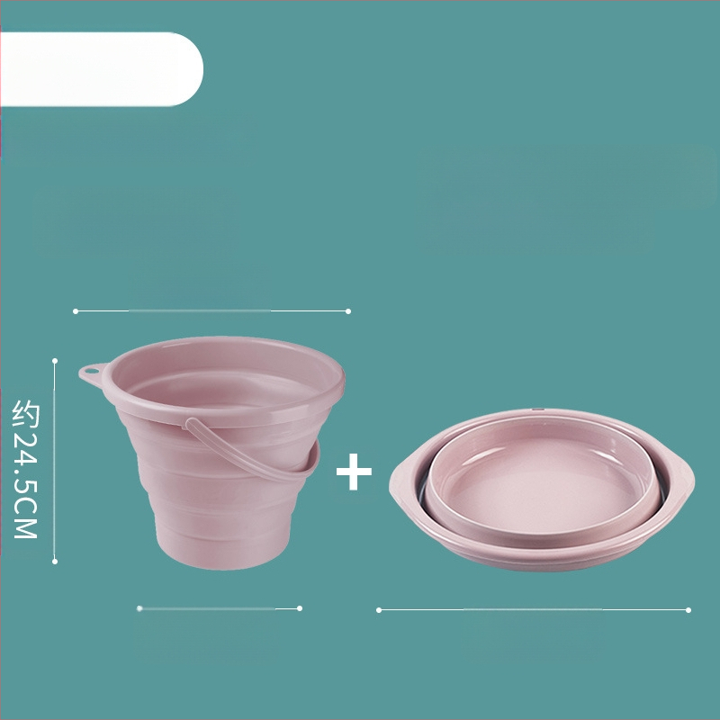 Sulankstomas kibiras Didelis buitinis nešiojamas maudymosi kojų mirkymo automobilio kelionių žvejybos dydžio plastikinis kibiras vaikams ir suaugusiems