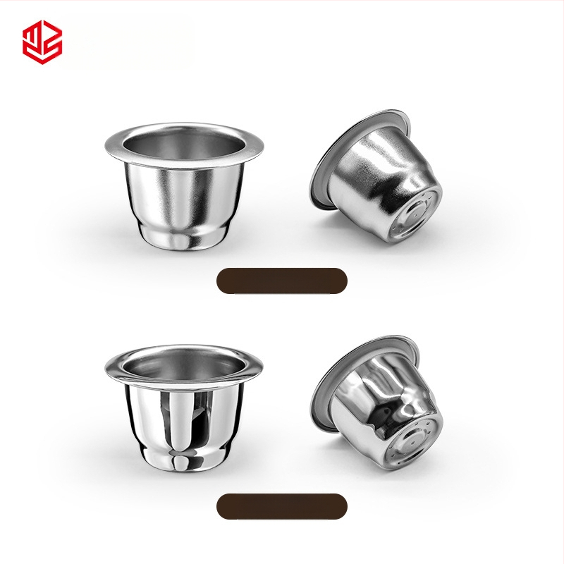 Suderinamas su tarpvalstybiniu „Xiaomi Nespresso“ nerūdijančio plieno kavos kapsulės puodeliu su daugkartinio naudojimo aliuminio folijos dangteliu