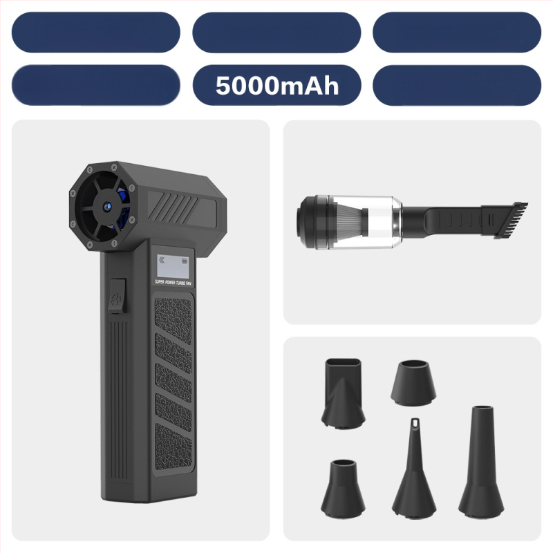 2025-ös határokon átnyúló új termék, erőszakos ventilátor, mikro turbóventilátor, nagy sebességű, feltöltött hurrikán hajszárító, porgyűjtő